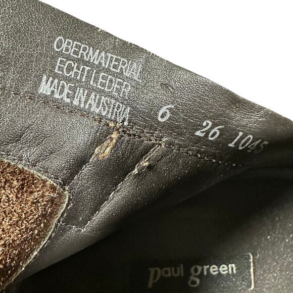 Paul Green Kathy Soft Leather Brown Bootie Women's Size 6 (US 8.5) EUC - Picture 6 of 9